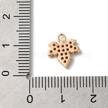 Brass Micro Pave Cubic Zirconia Charms(KK-C062-046G-01)-3