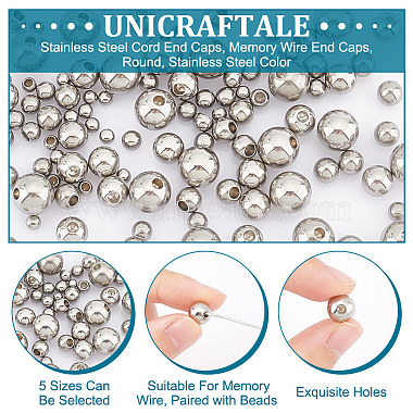 304 Stainless Steel Cord End Caps(STAS-UN0010-88P)-5