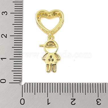 Rack Plating Brass Micro Pave Clear Cubic Zirconia Pendants(KK-S380-35A-G)-3