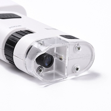 Loupe de microscope de téléphone portable led en plastique abs(AJEW-M032-02P)-4
