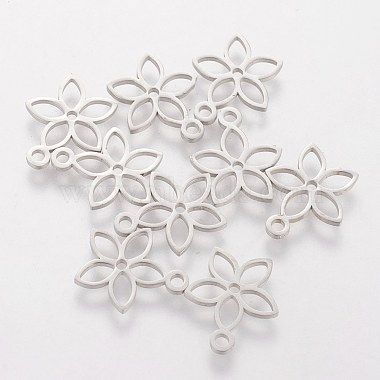 Stainless Steel Color Flower 201 Stainless Steel Charms
