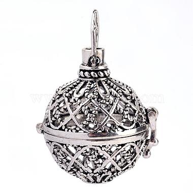 Antique Silver Round Brass Pendants