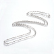 Eisenkabelketten Halskette machen(X-MAK-R013-45cm-P)-2