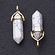 Synthetic Howlite Double Terminated Pointed Pendants(G-G902-C01)-4