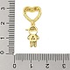 Rack Plating Brass Micro Pave Clear Cubic Zirconia Pendants(KK-S380-35A-G)-3