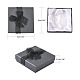 Bowknot Organza Ribbon Cardboard Bracelet Bangle Gift Boxes(BC148-05)-2