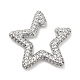 Crystal Rhinestone Star Cuff Earrings(EJEW-D059-06P-02)-1