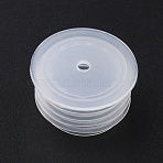 PE Injection Ports, for Filling Bottle Stoppers, Clear, 23~25.5x14.5mm, Hole: 3mm(AJEW-WH0479-70B)