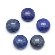 Natural Lapis Lazuli Cabochons, Half Round, Dyed, 10x4~5mm(X-G-P393-R11-10mm)