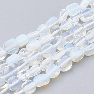 Opalite Beads Strands, Tumbled Stone, Nuggets, 2~19x3~8x2~7mm, Hole: 1mm, about 50~55pcs/strand, 15.55 inch(G-S339-24)