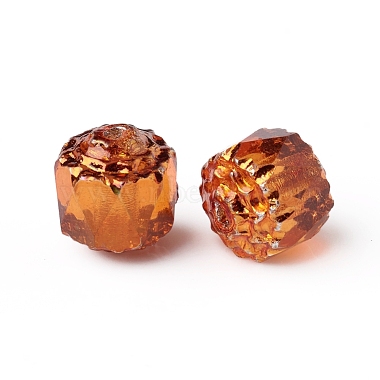 Perles de verre tchèques galvanisées(X-GLAA-G077-28C)-2