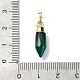 Natural Green Onyx Agate Pendants(G-NH0001-02G-02)-3