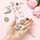 ABS樹脂製模造パール＆アクリル＆合金＆ステンレススチール製ロケットペンダント装飾品（1個）(HJEW-YW00454-02)-4