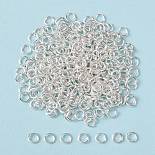 Silver Ring Brass Close but Unsoldered Jump Rings(JRC6MM-S)