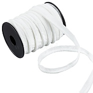 ARRICRAFT 20 Yards Nylon Rabbon, Garment Accessories, with 1Pc Plastic Spools, White, 3/8 inch(10mm)(OCOR-AR0001-38A)