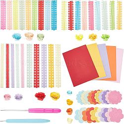 DIY Paper Quilling, with Iron Bead Needles and Paper Quilling Tool, Mixed Color, Paper Quilling: 10bags/set(DIY-NB0001-68)