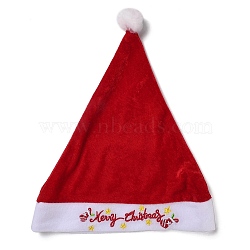 Cloth Christmas Hats, for Christmas Party Decoration, Brown, 380x290x3mm, Inner Diameter: 165mm(AJEW-M215-02C)