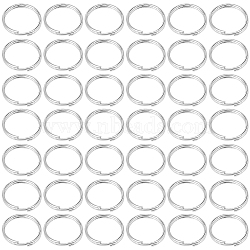 500Pcs 304 Stainless Steel Split Rings, Double Loops Jump Rings, Stainless Steel Color, 12x1.5mm, Inner Diameter: 10.5mm(STAS-SP0001-66B)