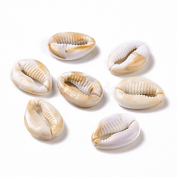 Acrylic Cabochons, Imitation Gemstone, Cowrie Shell Shape, BurlyWood, 18x13x4.5mm, about 735pcs/500g(OACR-C011-14)