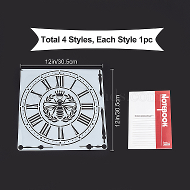 Plastic Drawing Stencil(DIY-GF0002-80)-2