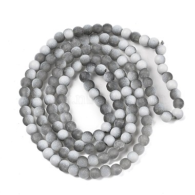mattierte Crackle-Glasperlen(X1-GLAA-U001-8mm-M06)-3