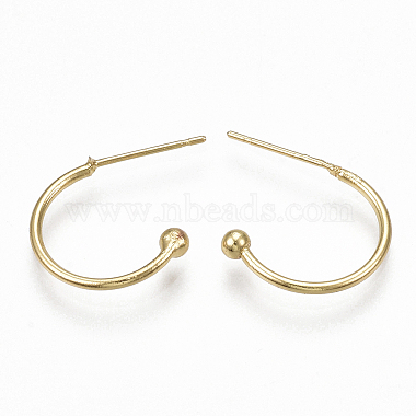 Brass Stud Earrings(X-KK-S348-375)-2