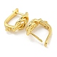 Rack Plating Brass Hoop Earring Findings(EJEW-C102-24G)-2