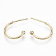 Brass Stud Earrings(X-KK-S348-375)-2