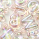 UV Plating Rainbow Iridescent Acrylic Beads(OACR-K003-007E)-3