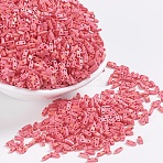 MIYUKI Quarter TILA Beads, Japanese Seed Beads, 2-Hole, (QTL408FR) Matte Opaque Red AB, 5x1.2x1.9mm, Hole: 0.7mm(SEED-MY05-QTL408FR)