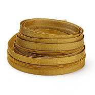 Garment Accessories, Nylon Closed-end Zipper, Gold, 30mm, 5yards/bundle(X-FIND-WH0164-55)