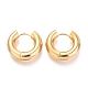 202 Stainless Steel Huggie Hoop Earrings(X-EJEW-O087-08C-G)-1