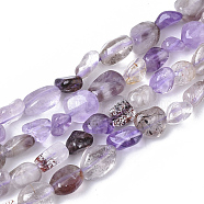 Natural Auralite 23 Beads Strands, Nuggets, Tumbled Stone, 5~11x5~8x3~6mm, Hole: 0.8mm, about: 52~56pcs/Strand, 15.94 inch(40.5cm)(G-S363-056)