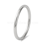 Plain 304 Stainless Steel Bangles for Women, Stainless Steel Color, Inner Diameter: 2-3/8 inch(6.05cm)(BJEW-B104-33A-P)