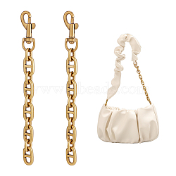 Alloy Mariner Link Chain Purse Strap Extenders, with Swivel Eye Bolt Snap Hooks, Antique Golden, 17.2cm(DIY-WH0304-706AG)