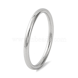 Plain 304 Stainless Steel Bangles for Women, Stainless Steel Color, Inner Diameter: 2-3/8 inch(6.05cm)(BJEW-B104-33A-P)