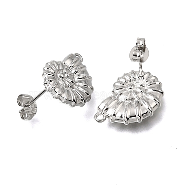 304 Stainless Steel Stud Earring Findings(STAS-D391-04A-P)-3