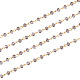 Handmade Rondelle Glass Beads Chains for Necklaces Bracelets Making(X-AJEW-JB00037-05)-1