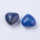 piedras de amor de corazón de lapislázuli natural(DJEW-P009-01A)-2