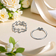 2 Set Heart Alloy Finger Cuff Ring Sets(RJEW-LP0003-47)-3