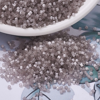 MIYUKI Delica Beads, Cylinder, Japanese Seed Beads, 11/0, (DB0827) Tan Silk Satin, 1.3x1.6mm, Hole: 0.8mm, about 10000pcs/bag, 50g/bag