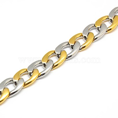 304 из нержавеющей стали с бордюром цепи / витой цепи ожерелья(STAS-A028-N127)-3