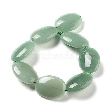 Natural Green Aventurine Beads Strands(G-P528-D07-01)-3