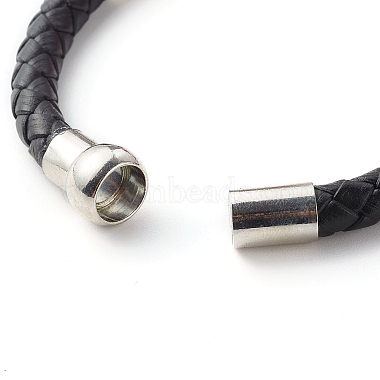 Bracelets de perles de mauvais œil faits à la main(BJEW-JB06379-04)-6