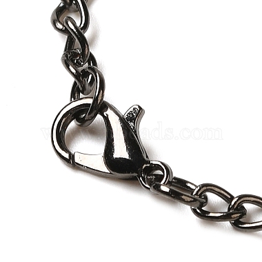 Alloy Glass Pendant Pocket Necklace(WACH-S002-13B)-3