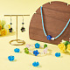 10Pcs Handmade Lampwork Beads(LAMP-TADJ0001-01G)-6