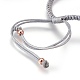 Fabrication de bracelets de perles tressées en nylon(BJEW-F360-FRG03)-3