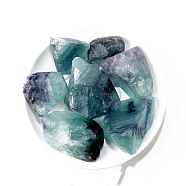 Raw Natural Fluorite Beads, for Aroma Diffuser, Wire Wrapping, Wicca & Reiki Crystal Healing, Display Decorations, 30~50mm, about 100g/bag(DJEW-PW0012-120C)