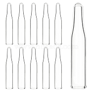 Olycraft 60Pcs Cone Glass Sample Bottle, for Crafting, Clear, 31x6mm, Hole: 4mm, 60pcs/set(TOOL-OC0001-43)