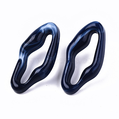 Opaque Resin Stud Earrings(EJEW-T012-05-A01)-2